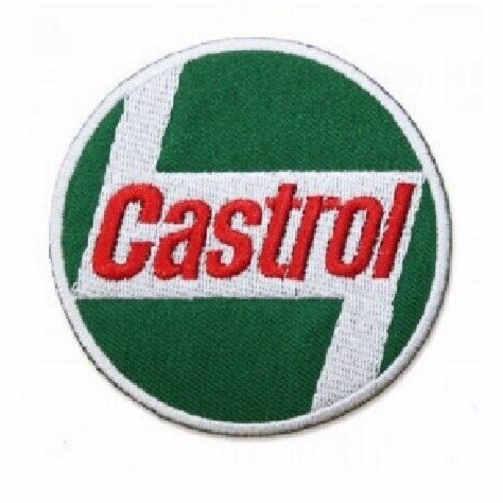 Castrol Oil Embroidered Iron-On Sew-On Patch - NEW